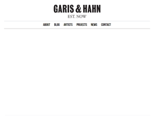 Tablet Screenshot of garisandhahn.com